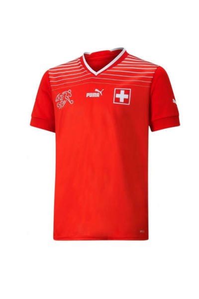 Sveitsi Haris Seferovic #9 Jalkapallovaatteet Kotipaita MM-kisat 2022 Lyhythihainen